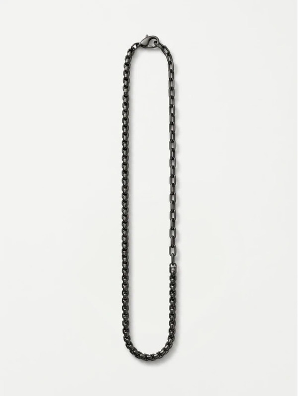 Pura Vida Black Chain Necklace Minimalist Unisex Layering Jewelry